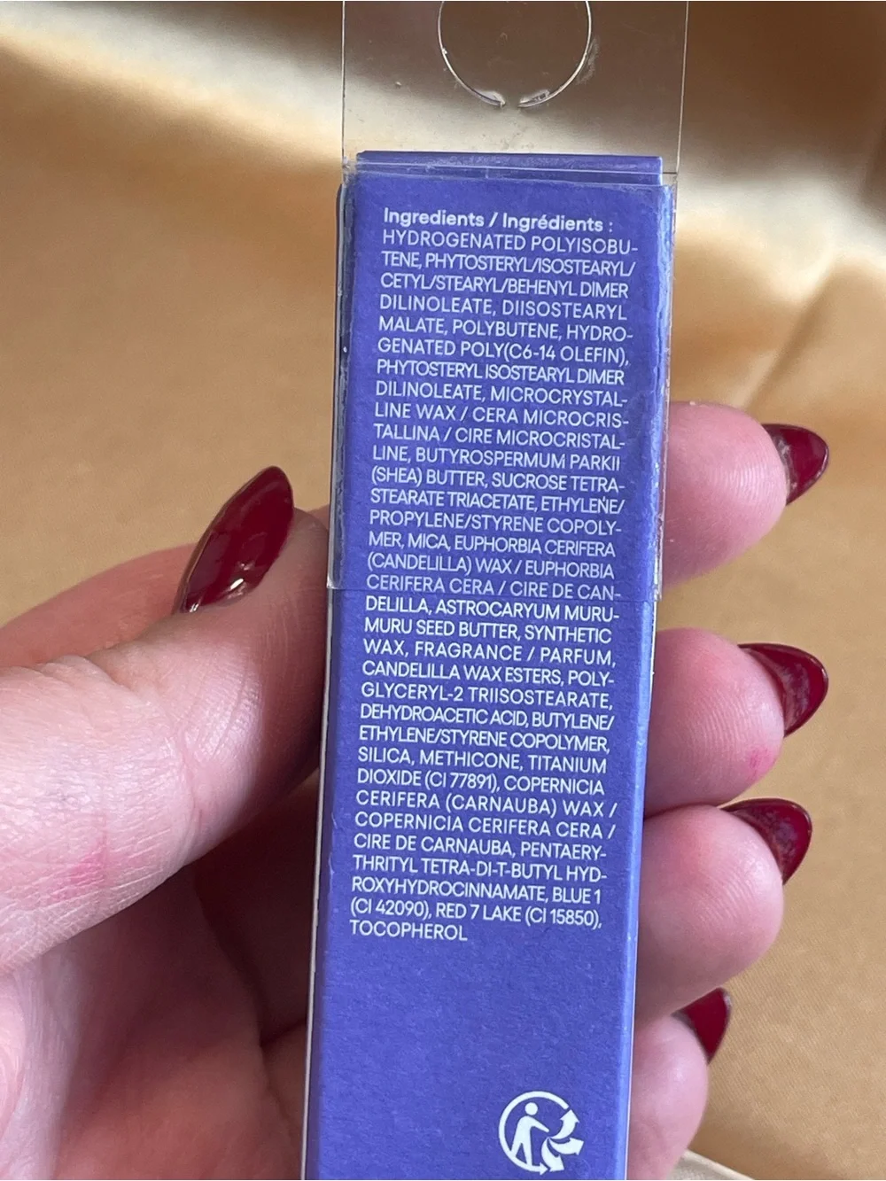 LANEIGE Lip Glowy Balm Blueberry 0.35 oz - NIB